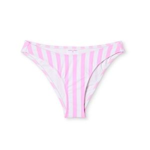 NWT Stoney Clover Lane x Target Women’s Scoop Striped Pink & White Bikini Bottom